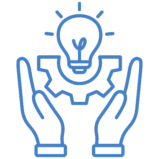 icon ideen blau