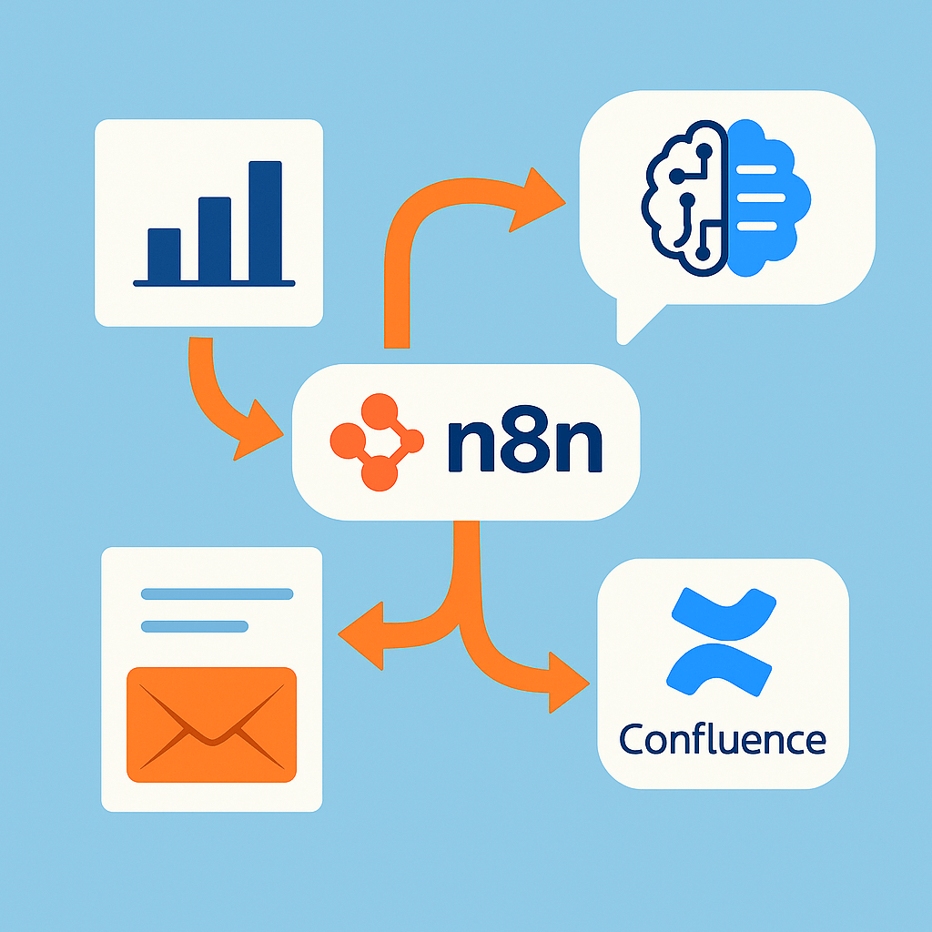 n8n workflow Szenario 4 Jira Service management:
